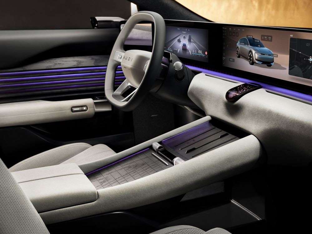 L'AUDI E5 Sportback électrique de taille moyenne combine l'ADN d'Audi avec des caractéristiques chinoises