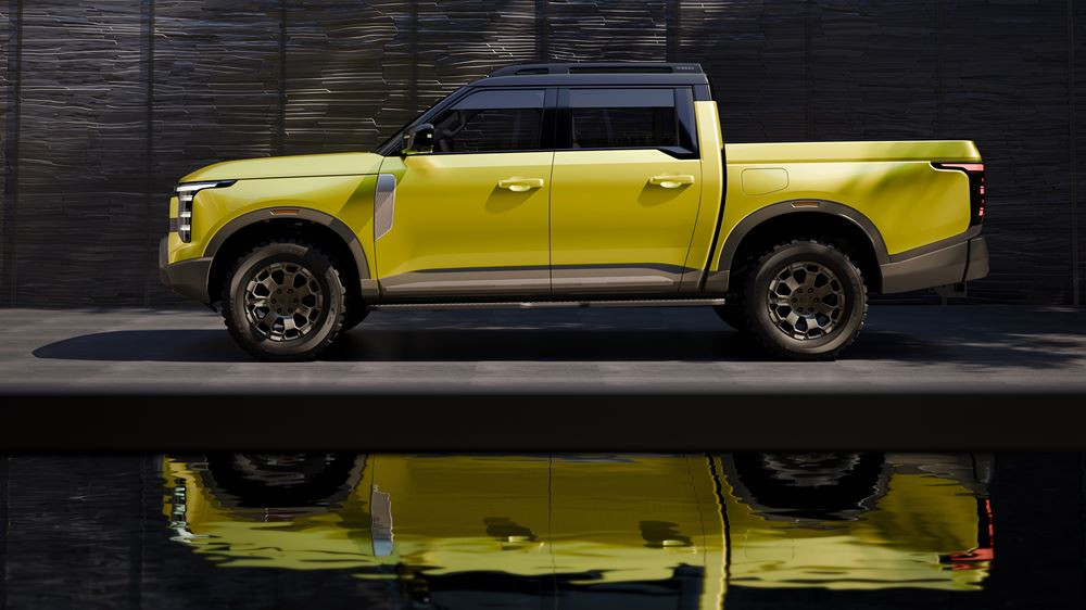 Le pick-up Nissan Frontier Pro hybride rechargeable développe un couple de 800 Nm