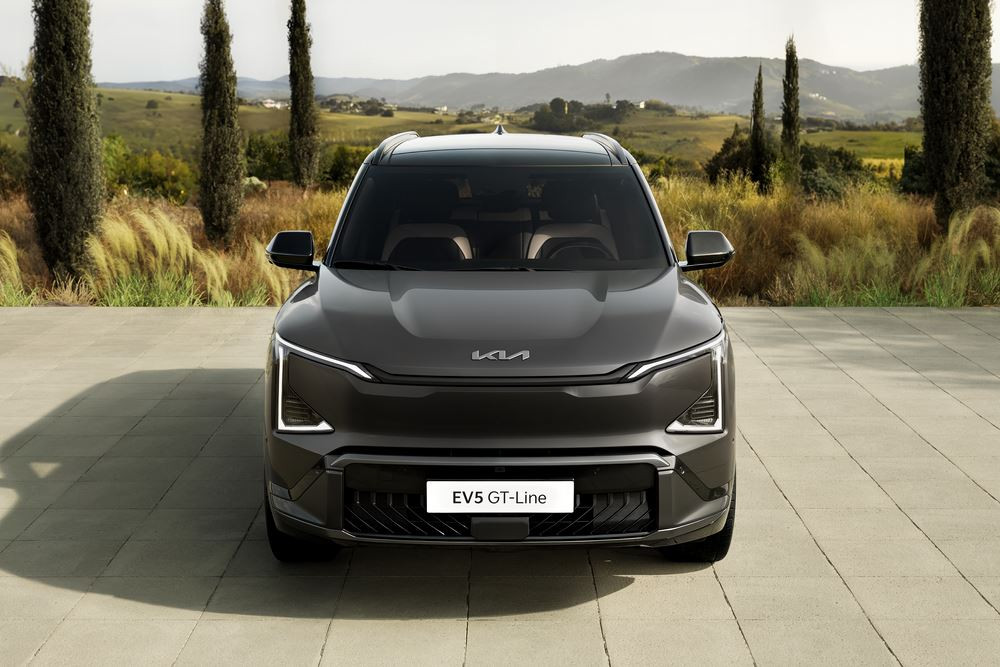 Le SUV électrique du segment C Kia EV5 se distingue par une silhouette cubique