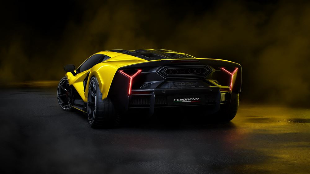 La supercar Lamborghini Fenomeno embarque un bloc V12 hybride développant 1080 ch