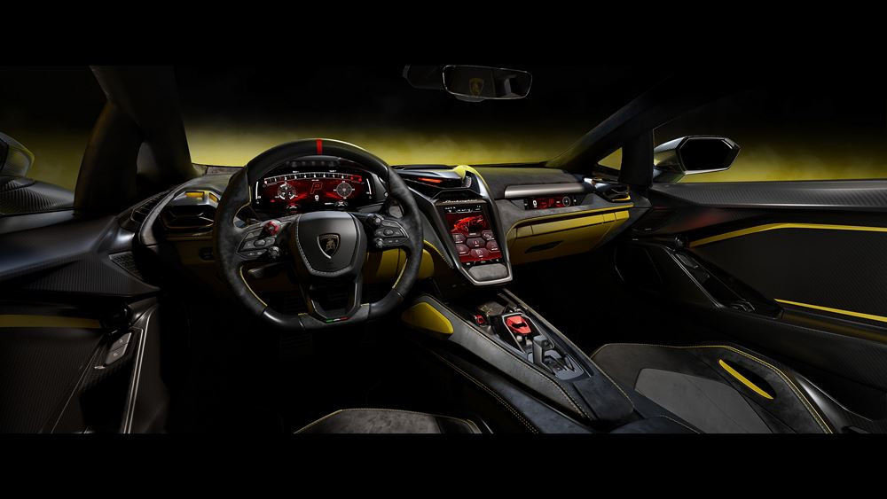 La supercar Lamborghini Fenomeno embarque un bloc V12 hybride développant 1080 ch
