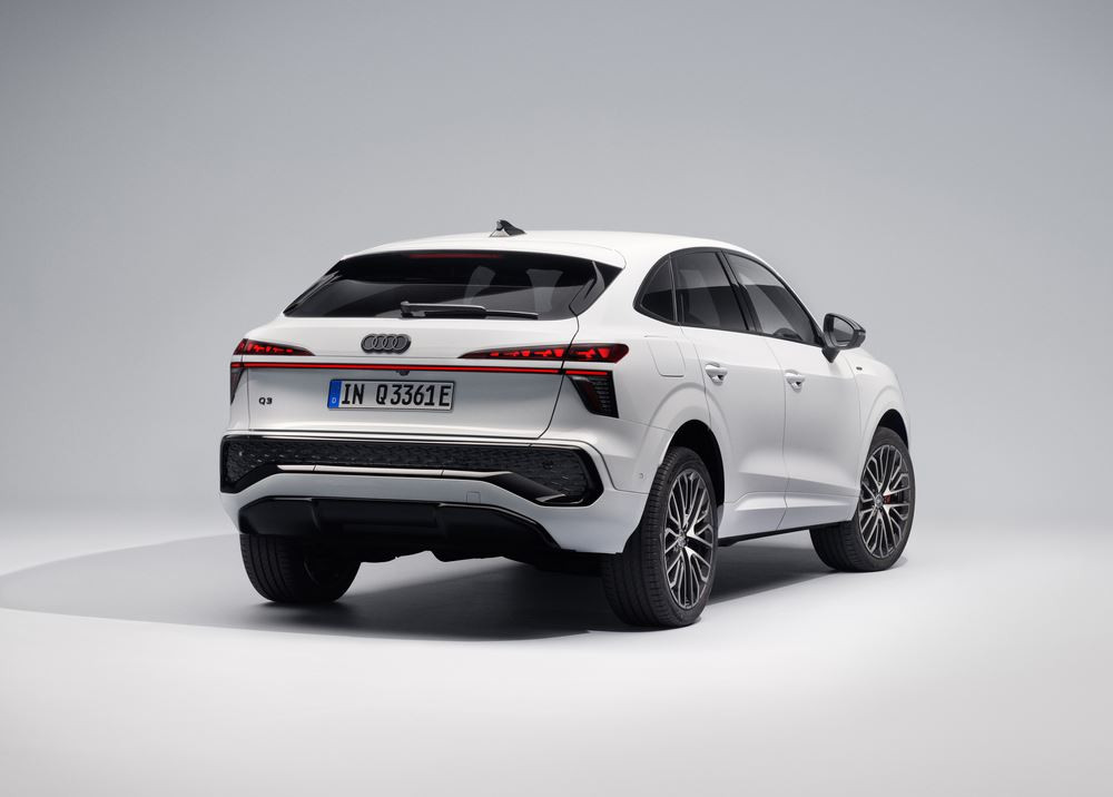 La seconde génération de l'Audi Q3 Sportback revendique l'esthétique d'un coupé