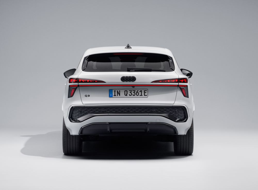 La seconde génération de l'Audi Q3 Sportback revendique l'esthétique d'un coupé
