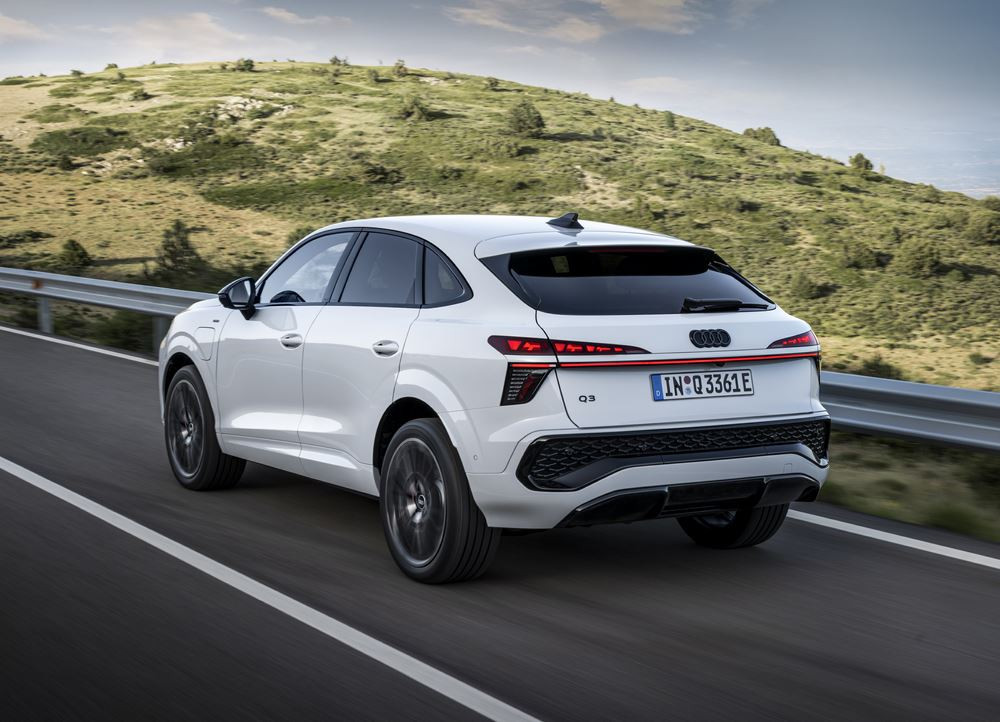 La seconde génération de l'Audi Q3 Sportback revendique l'esthétique d'un coupé