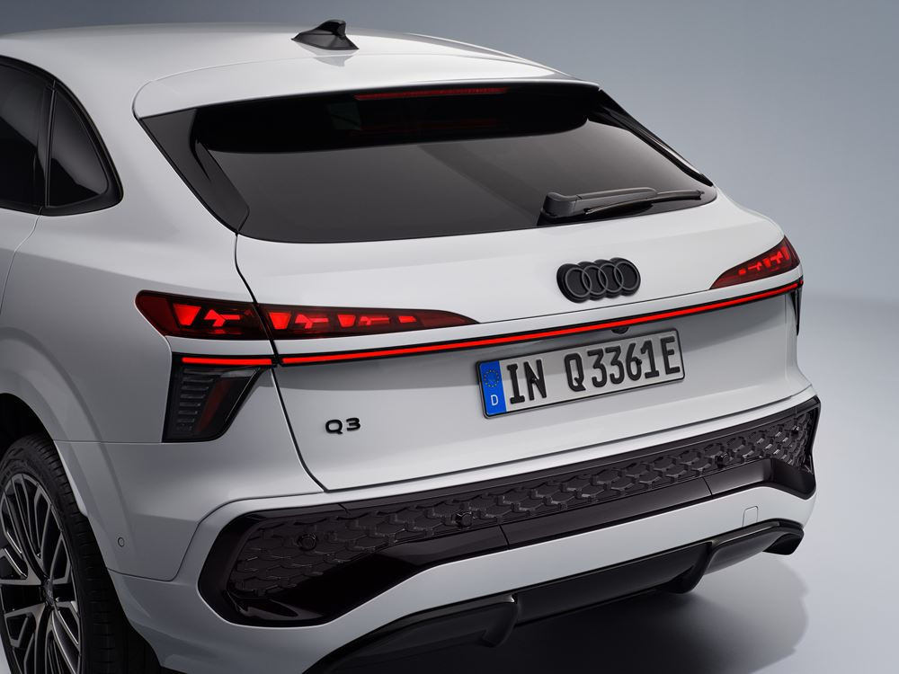 La seconde génération de l'Audi Q3 Sportback revendique l'esthétique d'un coupé