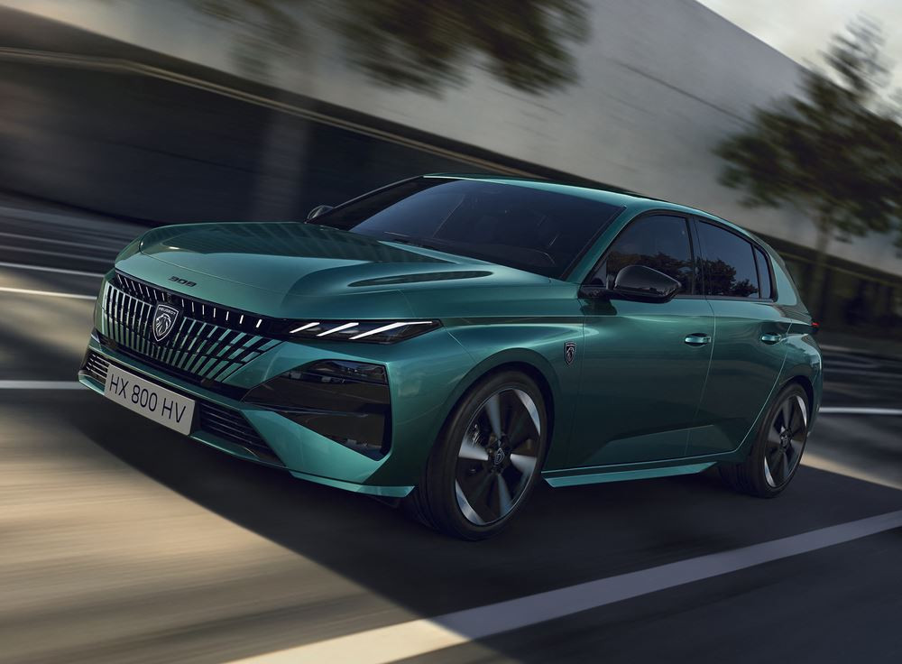 La Peugeot 308 bénéficie d'une nouvelle face avant illuminée