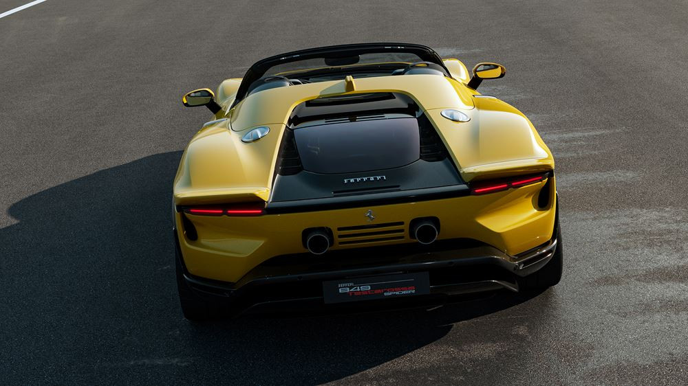 La Ferrari 849 Testarossa Spider hybride rechargeable à moteur V8 biturbo développe 1050 ch