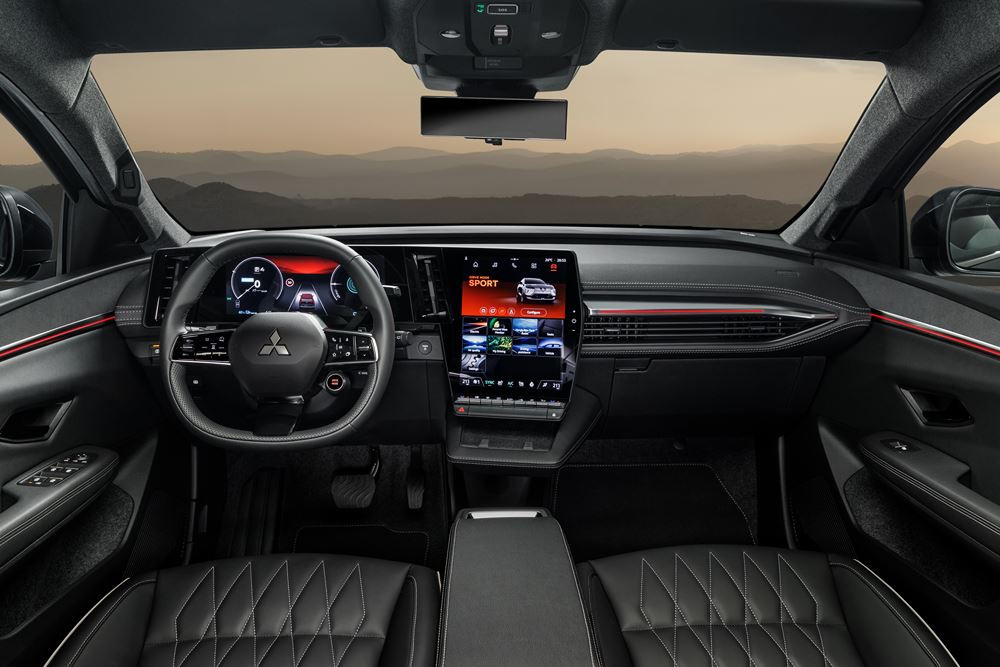 Le SUV compact électrique Mitsubishi Eclipse Cross offre une autonomie de plus de 600 km avec une batterie de 87 kWh