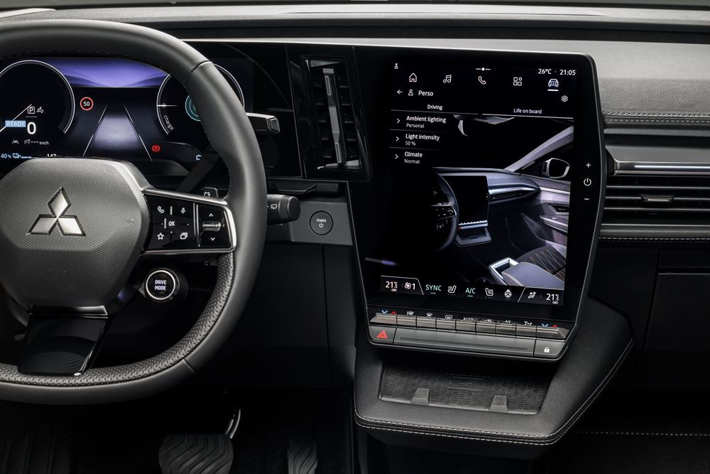 Le SUV compact électrique Mitsubishi Eclipse Cross offre une autonomie de plus de 600 km avec une batterie de 87 kWh