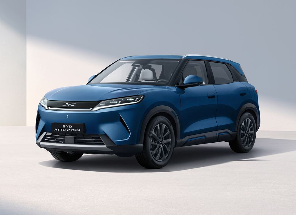 Le SUV compact Byd Atto 2 DM-i associe la conduite électrique à la flexibilité d'un moteur essence
