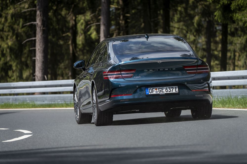 La Genesis Electrified G80 est le modèle phare de la marque sur le marché électrique européen