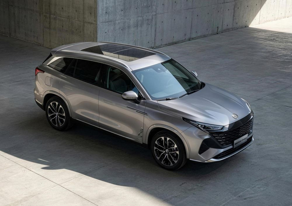 Le grand SUV MGS9 propose sept places sur trois rangées de sièges