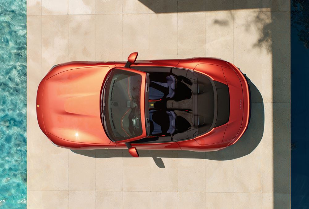 La Ferrari Amalfi Spider interprète l'esprit sportif de Ferrari dans une configuration à ciel ouvert