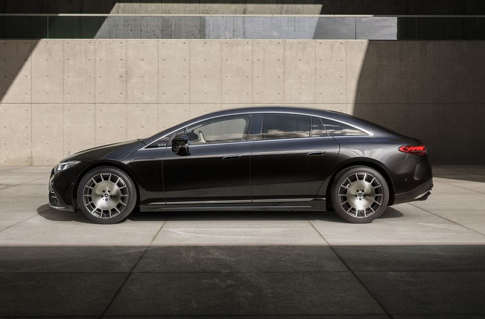 La berline de luxe électrique Mercedes-Benz EQS embarque une architecture électrique de nouvelle génération