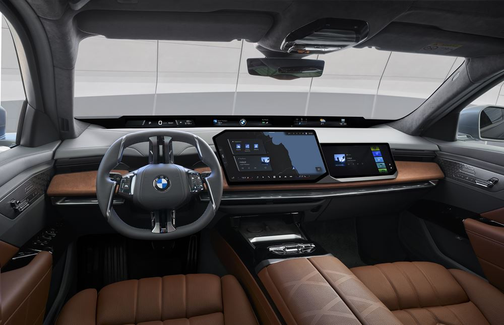 La limousine de luxe électrique BMW i7 intègre les technologies de la Neue Klasse