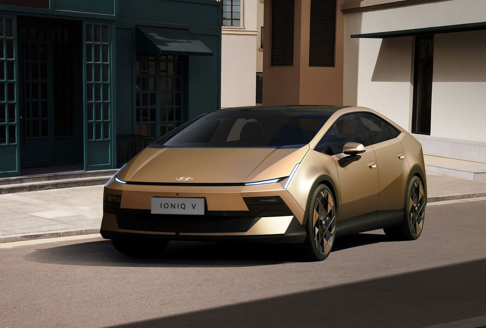 La Ioniq V inaugure le langage stylistique « The Origin » développé pour la gamme chinoise électrique de Hyundai