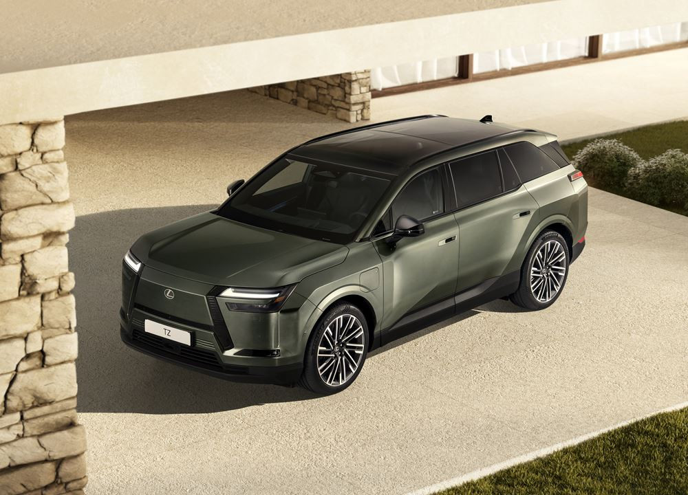 Le SUV électrique à batterie Lexus TZ offre six places sur trois rangées de sièges