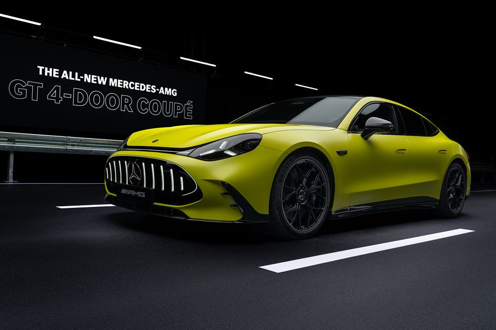 Le coupé 4 portes Mercedes-AMG GT délivre jusqu'à 1 169 ch de puissance maximale