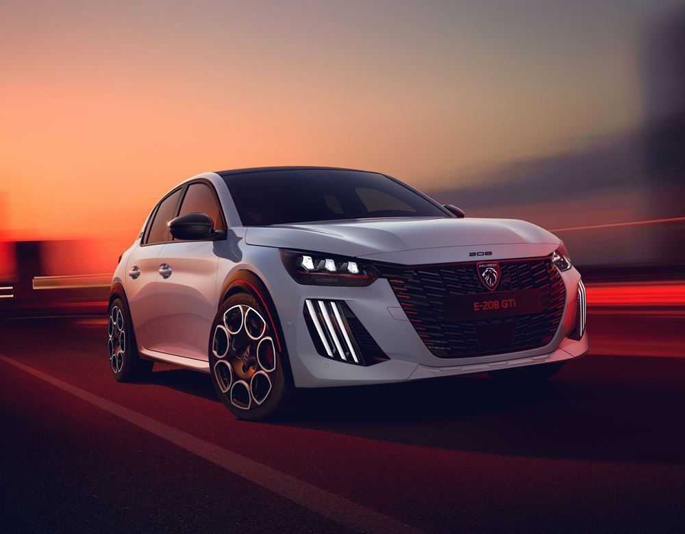 La sportive électrique Peugeot E-208 GTi abat le zéro à 100 km/h en 5,5 secondes