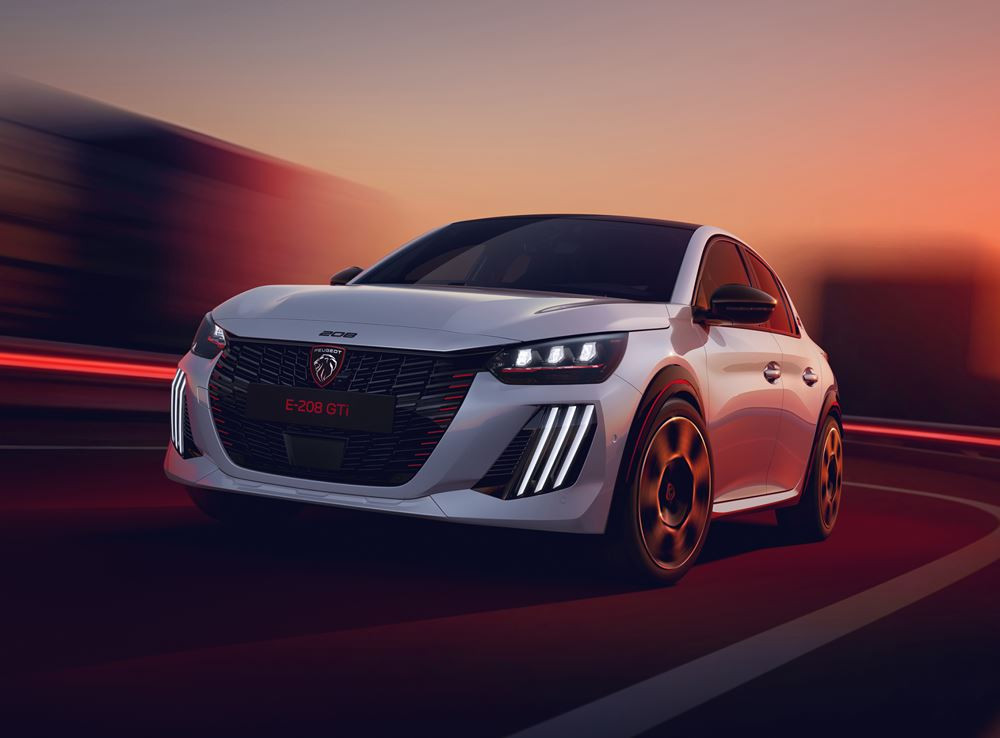 La sportive électrique Peugeot E-208 GTi abat le zéro à 100 km/h en 5,5 secondes