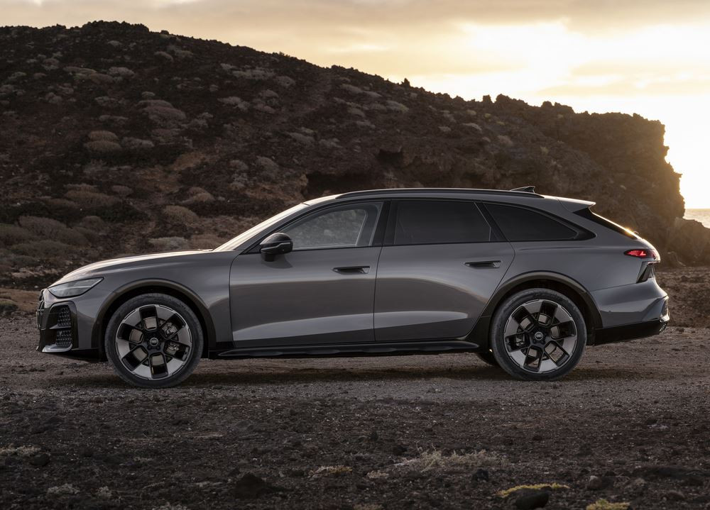 La cinquième génération de l'Audi A6 allroad affiche une allure imposante