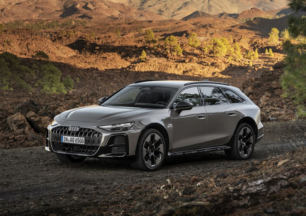 La cinquième génération de l'Audi A6 allroad affiche une allure imposante