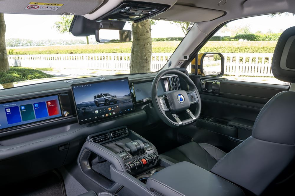 Le SUV Denza Bao 5 hybride rechargeable développe une puissance cumulée de 544 ch