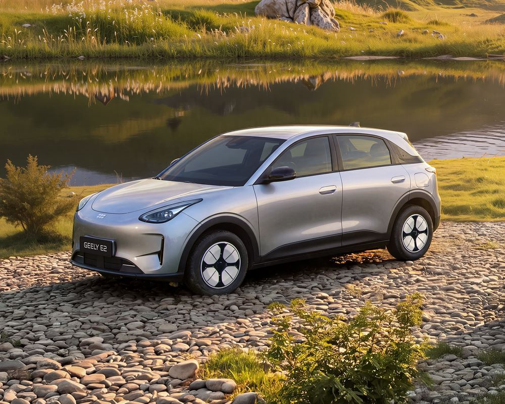 La citadine électrique Geely E2 affiche une autonomie WLTP pouvant atteindre 345 km