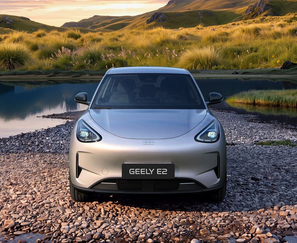 La citadine électrique Geely E2 affiche une autonomie WLTP pouvant atteindre 345 km