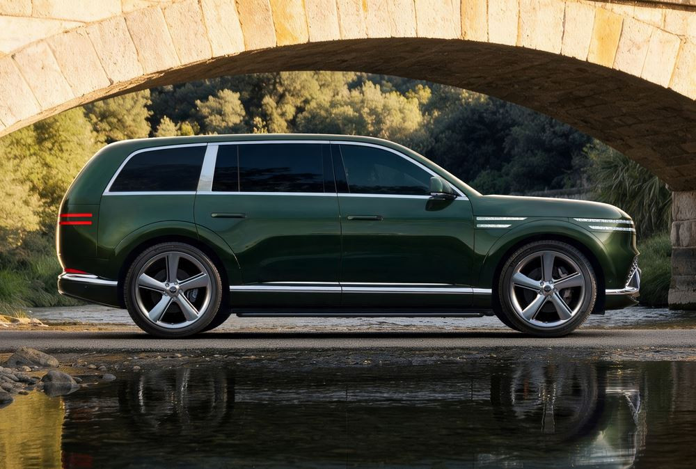 Le grand SUV Genesis GV90 électrique revendique un design d'inspiration coréenne