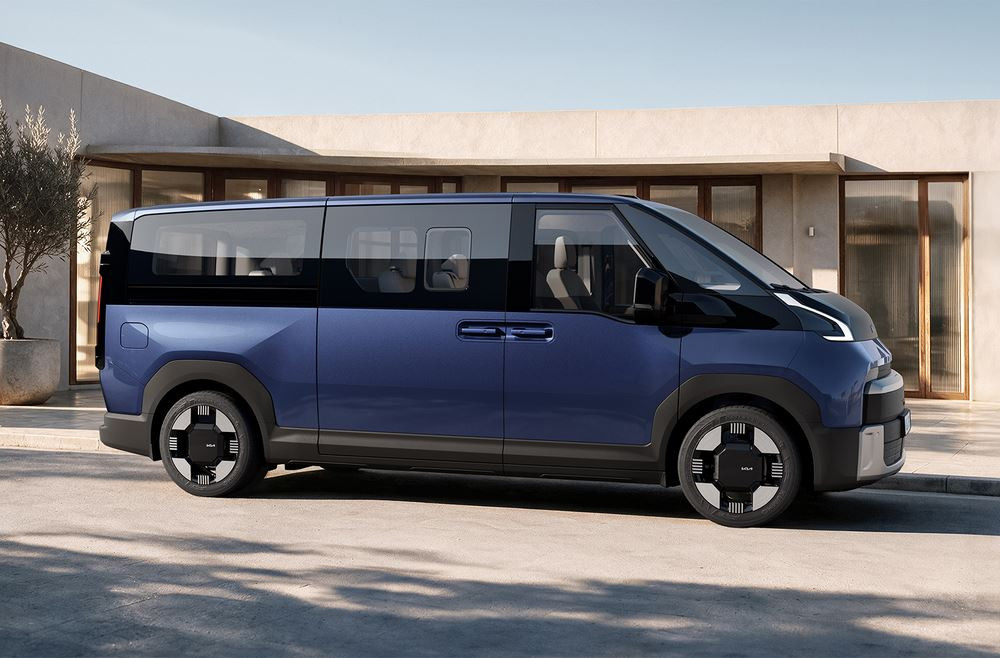Le Kia PV7 Passenger électrique est conçu sur une architecture 800 Volts