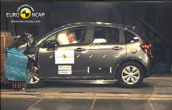 La nouvelle Citroën C3 obtient 4 étoiles au crash test Euro NCAP