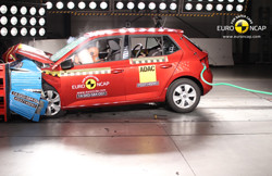 La mini-citadine Suzuki Celerio obtient trois étoiles aux crash-tests Euro NCAP