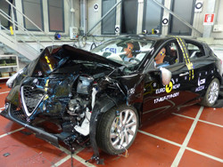 L'Alfa Romeo Giulietta obtient trois étoiles aux crash-tests Euro NCAP