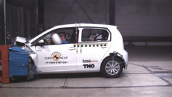 La Skoda Citigo obtient trois étoiles sur cinq possibles aux crash-tests Euro NCAP