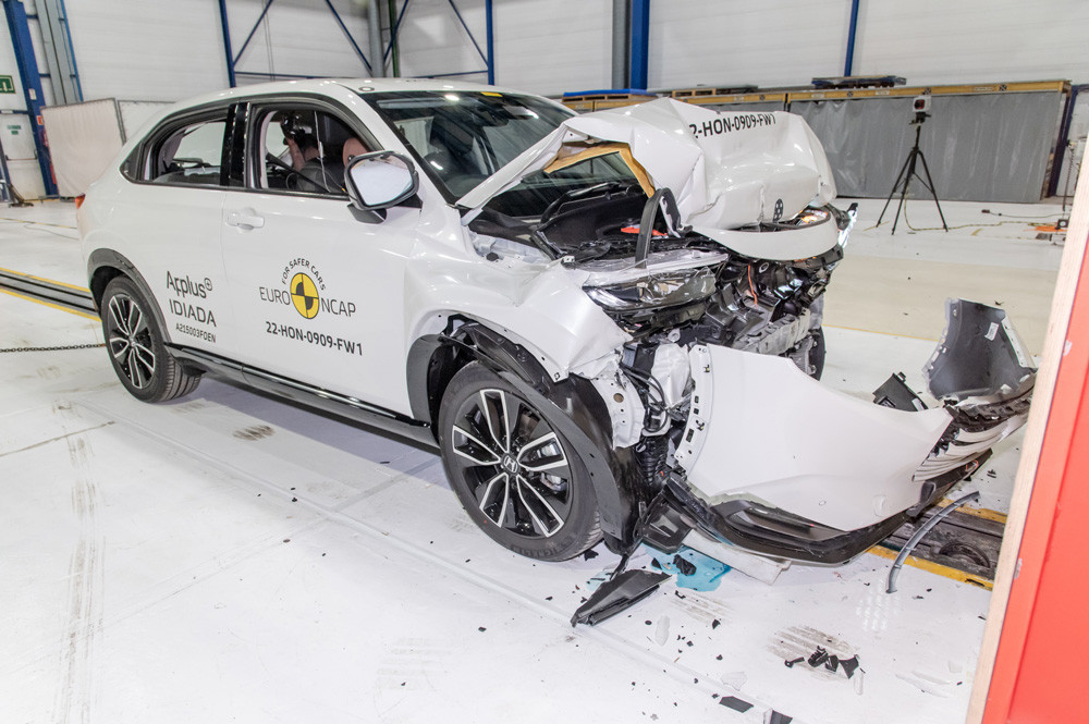 Le Honda HR-V obtient quatre étoiles sur cinq possibles aux crash-tests Euro NCAP