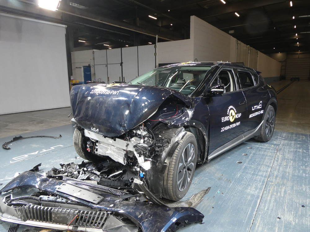 Le Kia EV6 électrique obtient cinq étoiles aux crash-tests Euro NCAP 2022