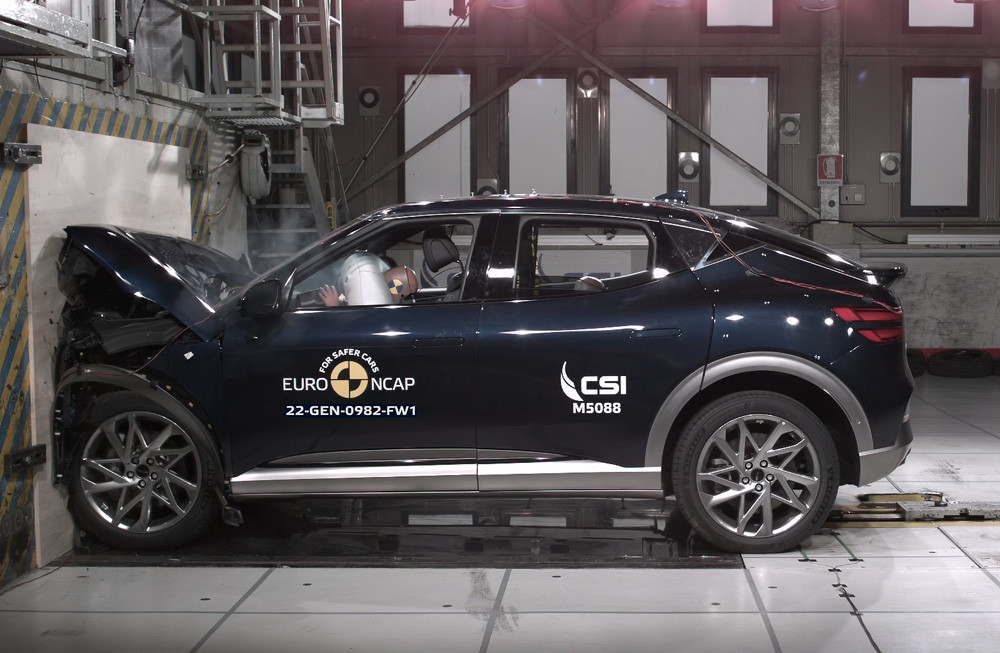 La Genesis GV60 obtient cinq étoiles aux crash-tests Euro NCAP 2022