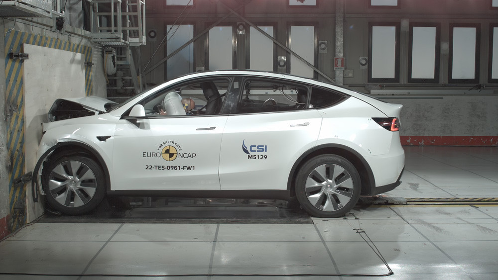 La Tesla Model Y obtient cinq étoiles aux crash-tests Euro NCAP 2022