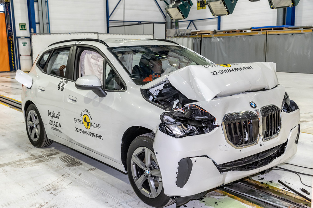 Le monospace BMW Série 2 Active Tourer obtient cinq étoiles aux crash-tests Euro NCAP 2022
