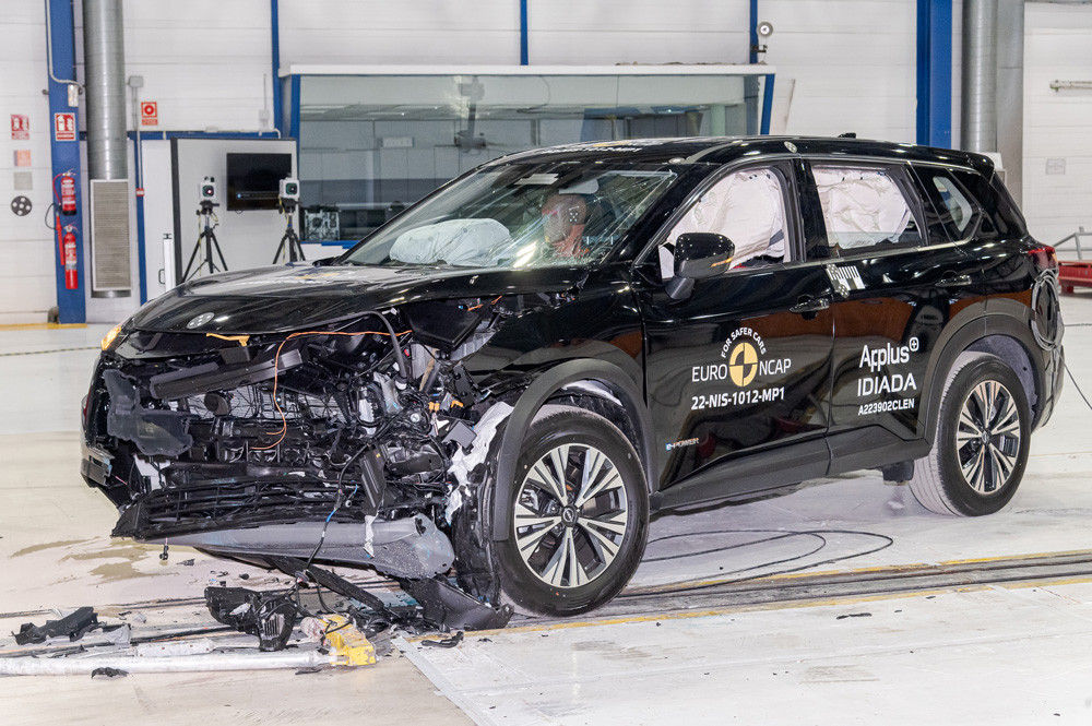 Le crossover familial Nissan X-Trail crédité de cinq étoiles aux crash-tests Euro NCAP