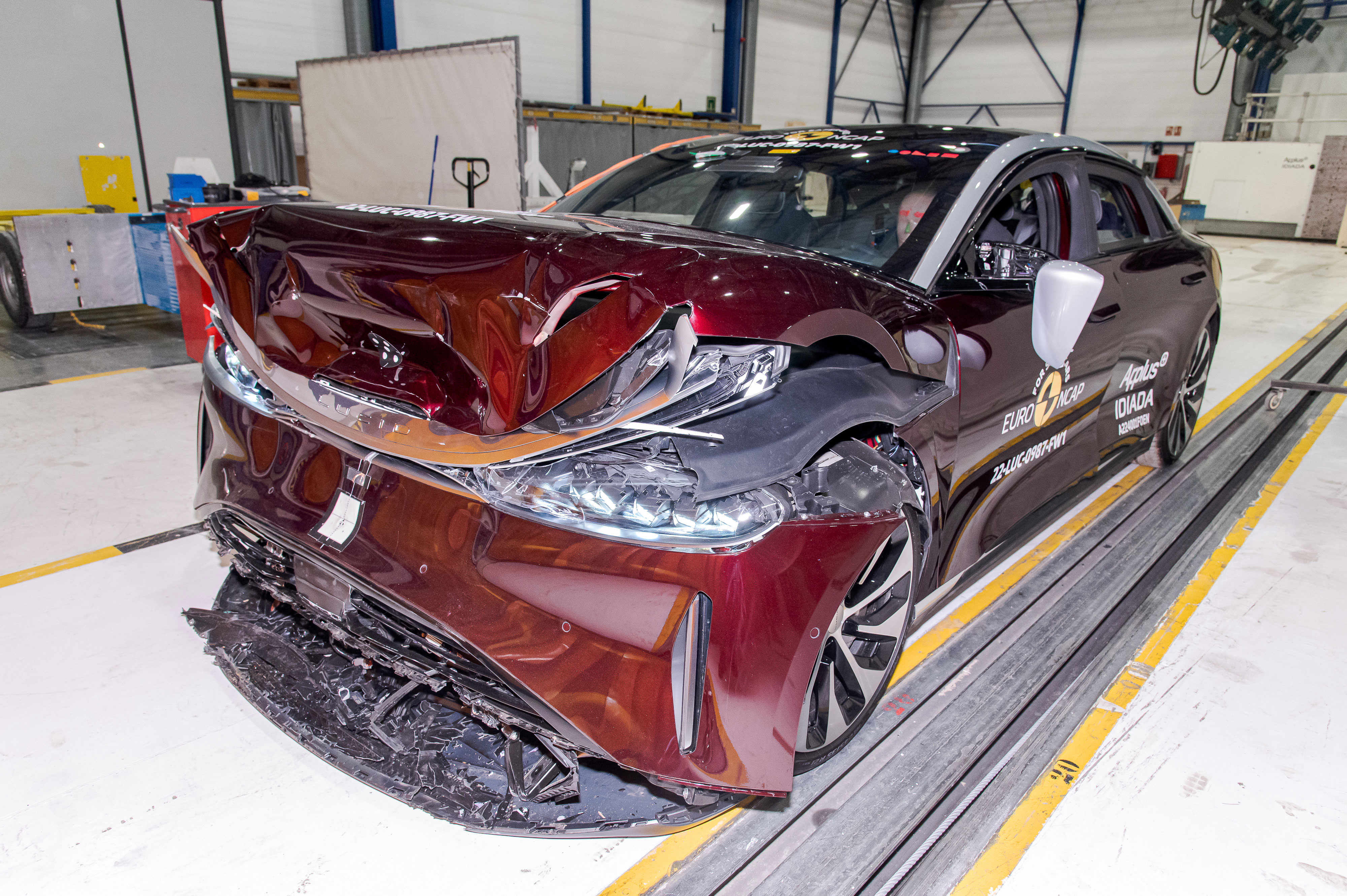La berline électrique Lucid Air obtient cinq étoiles aux crash-tests Euro NCAP 2022