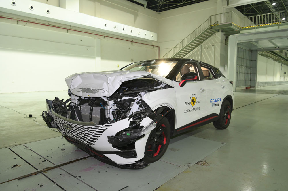 Le SUV Chery Odoma 5 obtient cinq étoiles aux crash-tests Euro NCAP 2022