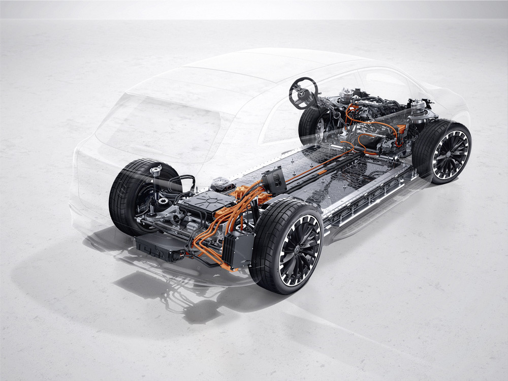 Le Mercedes EQS SUV électrique assure une protection élevée contre les hautes tensions