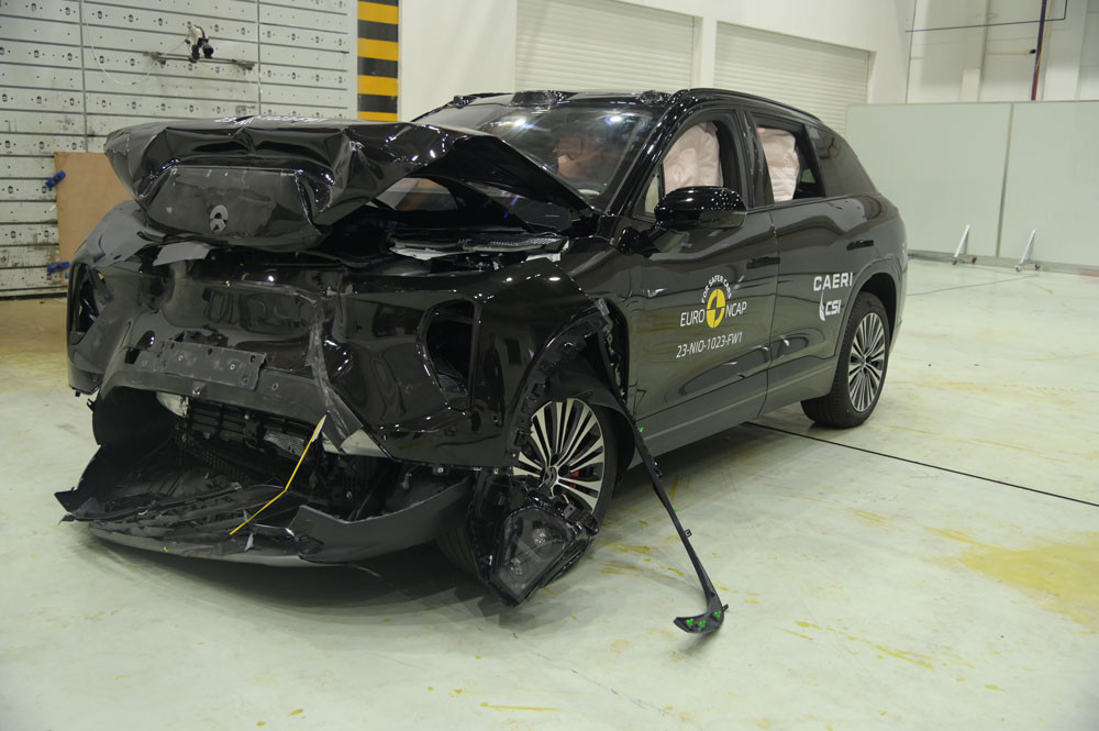 Le grand SUV électrique Nio EL7 obtient cinq étoiles aux crash-tests Euro NCAP 2023