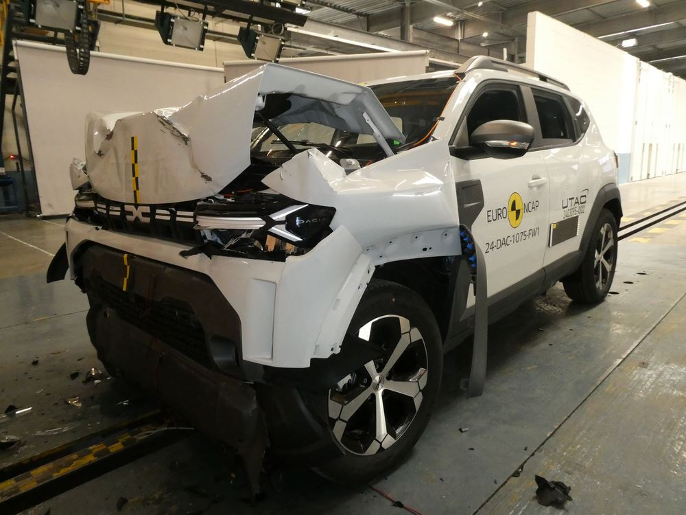 Le SUV compact Dacia Duster obtient trois étoiles sur cinq possibles aux crash-tests Euro NCAP 2024