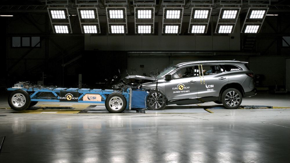 Le SUV sept places Renault Espace crédité de cinq étoiles aux crash-tests Euro NCAP