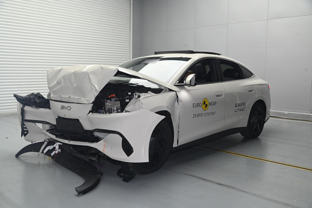 La berline de taille intermédiaire Byd Seal 6 obtient cinq étoiles aux crash-tests Euro NCAP 2025