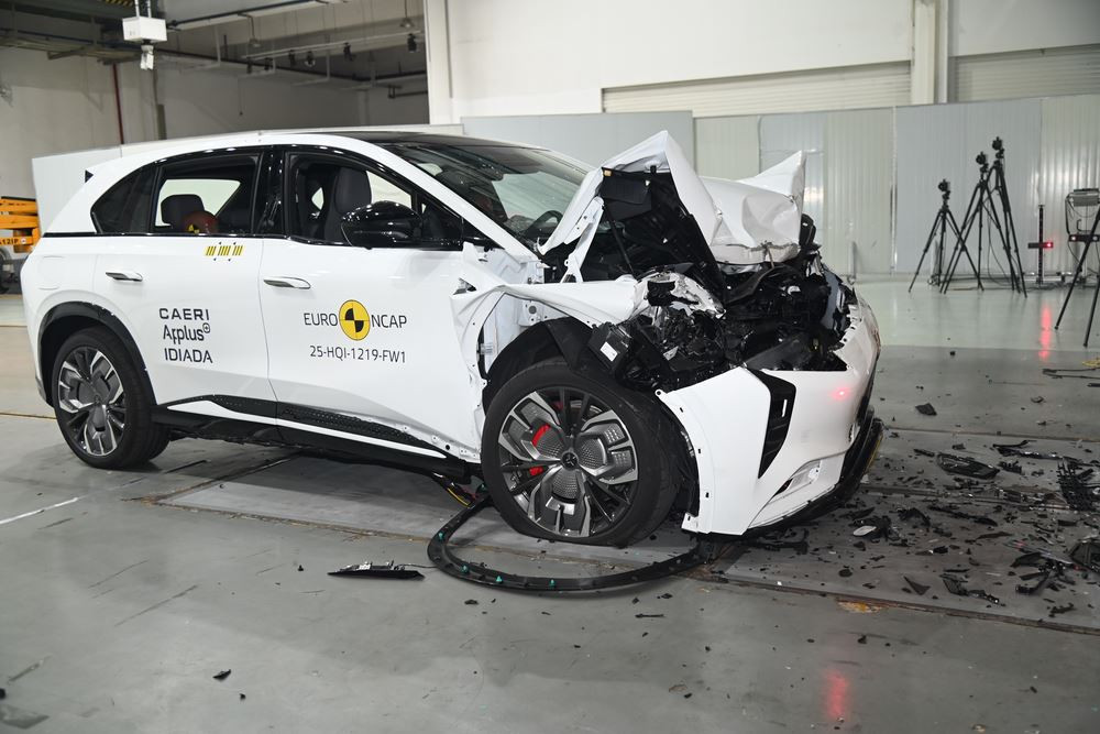 Le grand SUV Hongqi EHS7 obtient cinq étoiles aux crash-tests Euro NCAP 2025