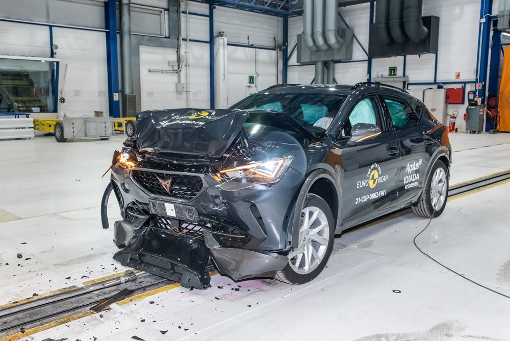 Le SUV coupé compact Cupra Formentor obtient cinq étoiles aux crash-tests Euro NCAP 2025